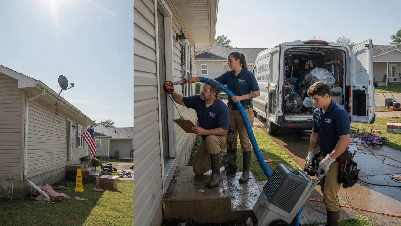Ceiling Water Damage Restoration in Breedsville, MI near me